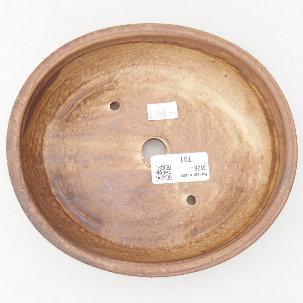 Keramická miska na bonsaje 18,5 x 16,5 x 4,5 cm, ružová