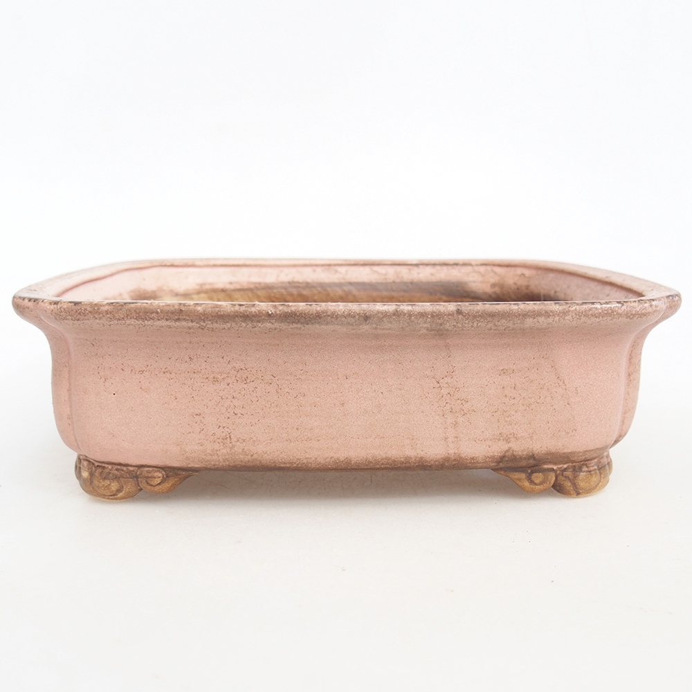 Keramická miska na bonsaje 20 x 17 x 6 cm, ružová
