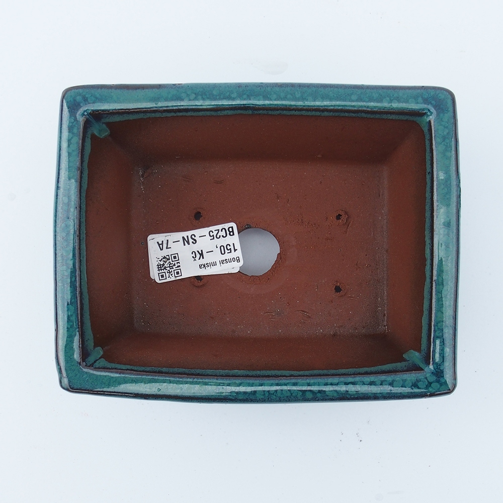 Misa 16 x 12,5 x 6,5 cm modrozelená