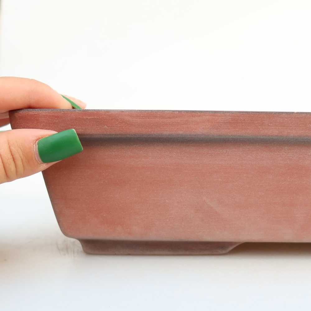 Keramická miska  25,5 x 19 x 7 cm, farba tehlová