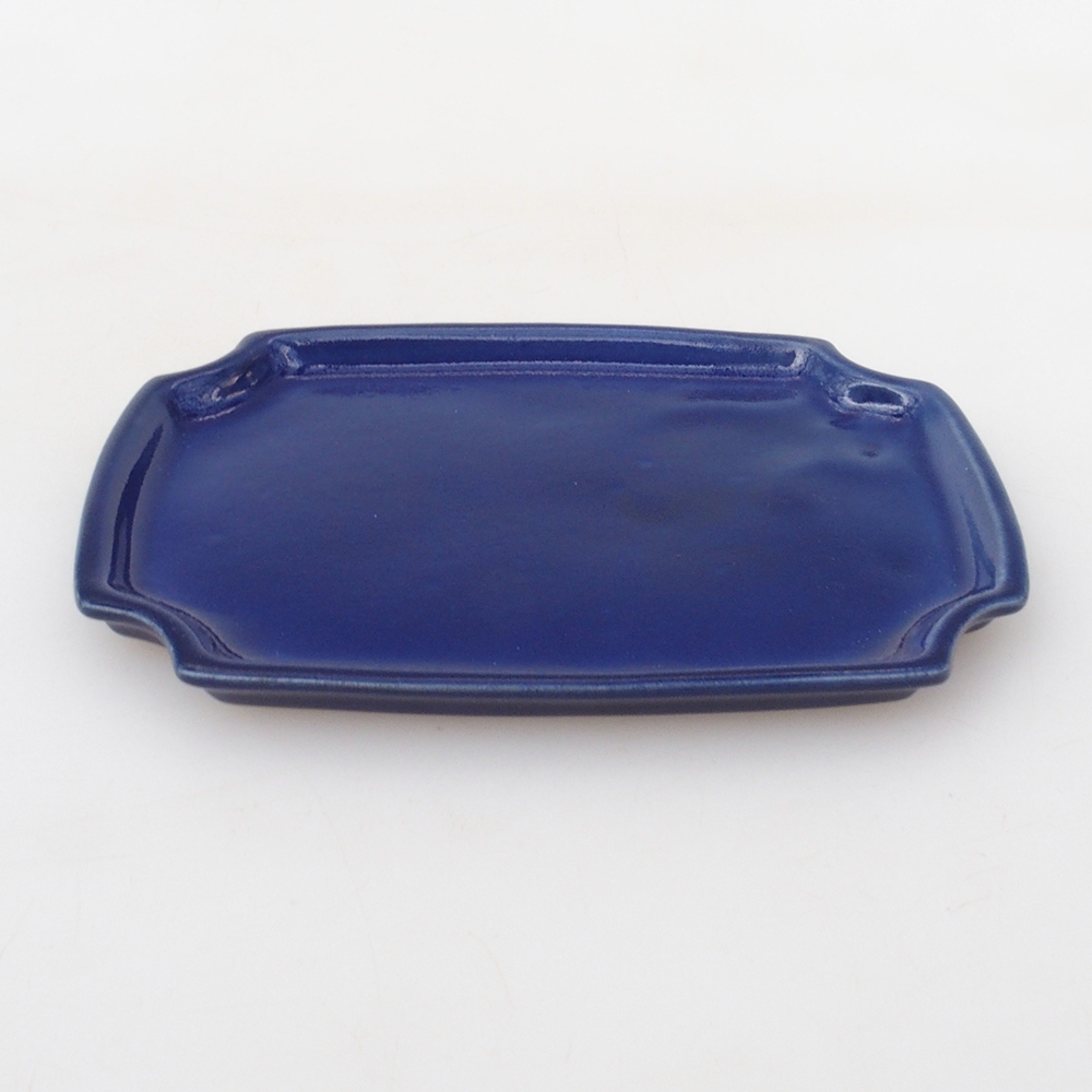 Keramická podmiska H17 -15,5 x 11 x 1 cm - modrá