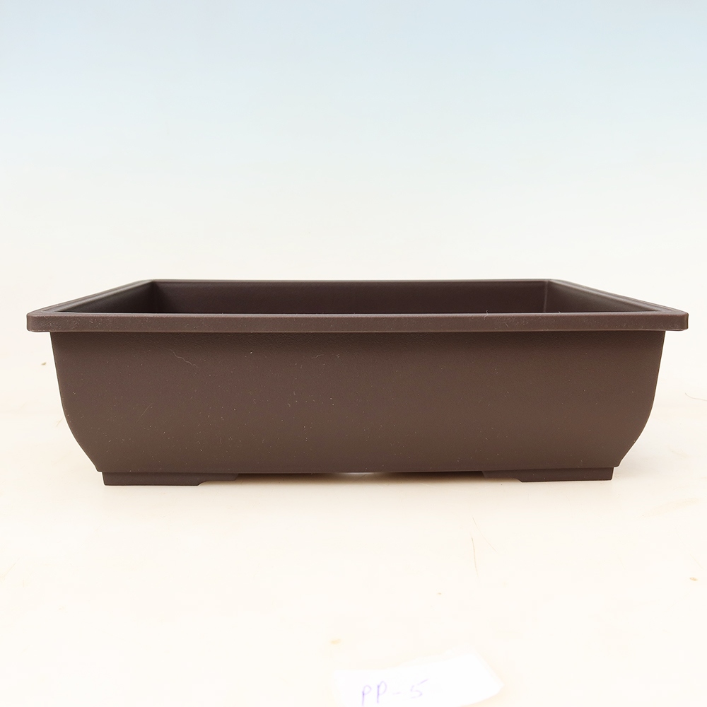 Plastová miska na bonsaje MP-5 – 28 x 21 x 8 cm, farba: hnedá