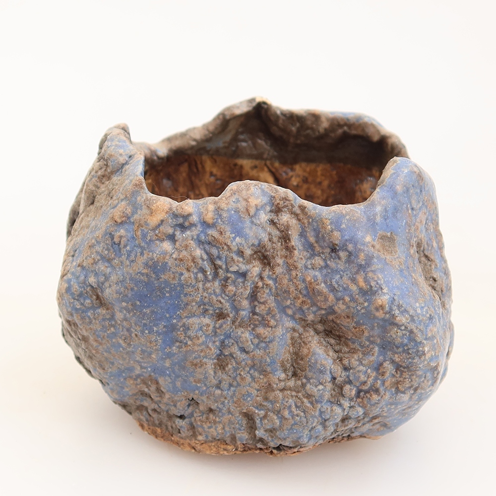 Keramická škrupina  5 x 5 x 6 cm, farba modrá