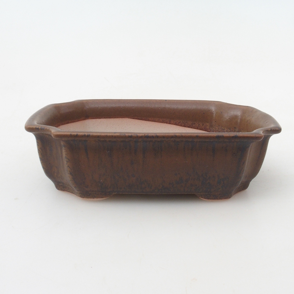 Bonsai miska H03 – 16,5 x 12 x 4,5 cm. - hnedá