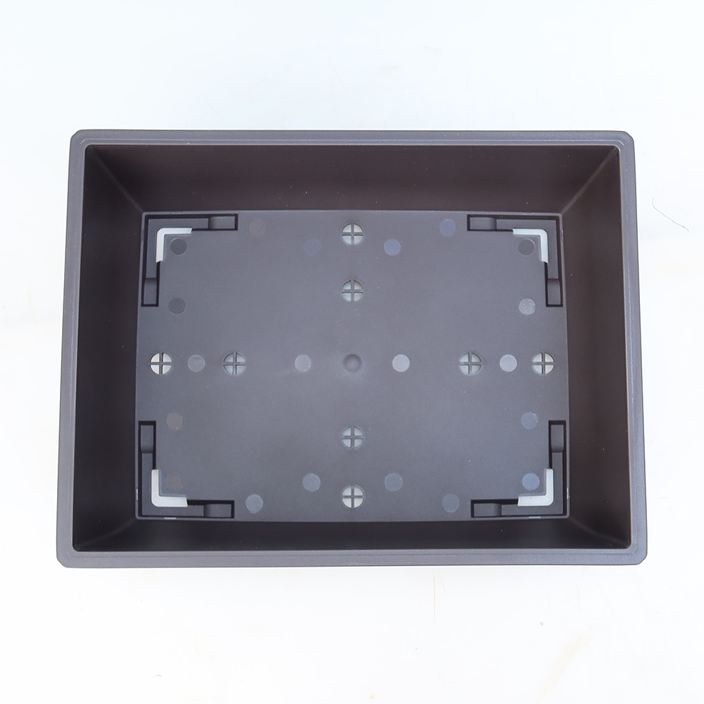 Plastová miska na bonsaje MP-7, hnedá – 34 x 26 x 10 cm
