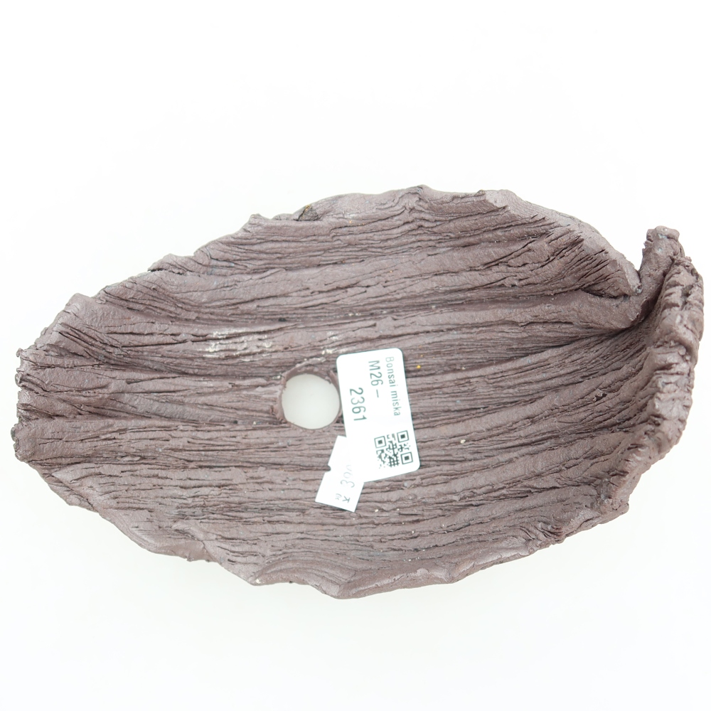 Keramická škrupina  14,5 x 11 x 12 cm, farba hnedá