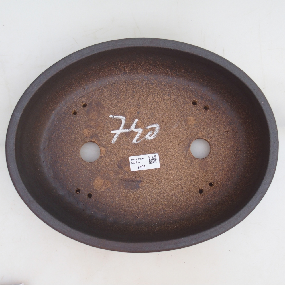 Miska na bonsaj 33 x 26 x 9 cm , farba hnedá