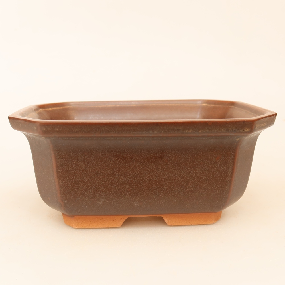 Keramická miska  15 x 12 x 7 cm, farba hnedá