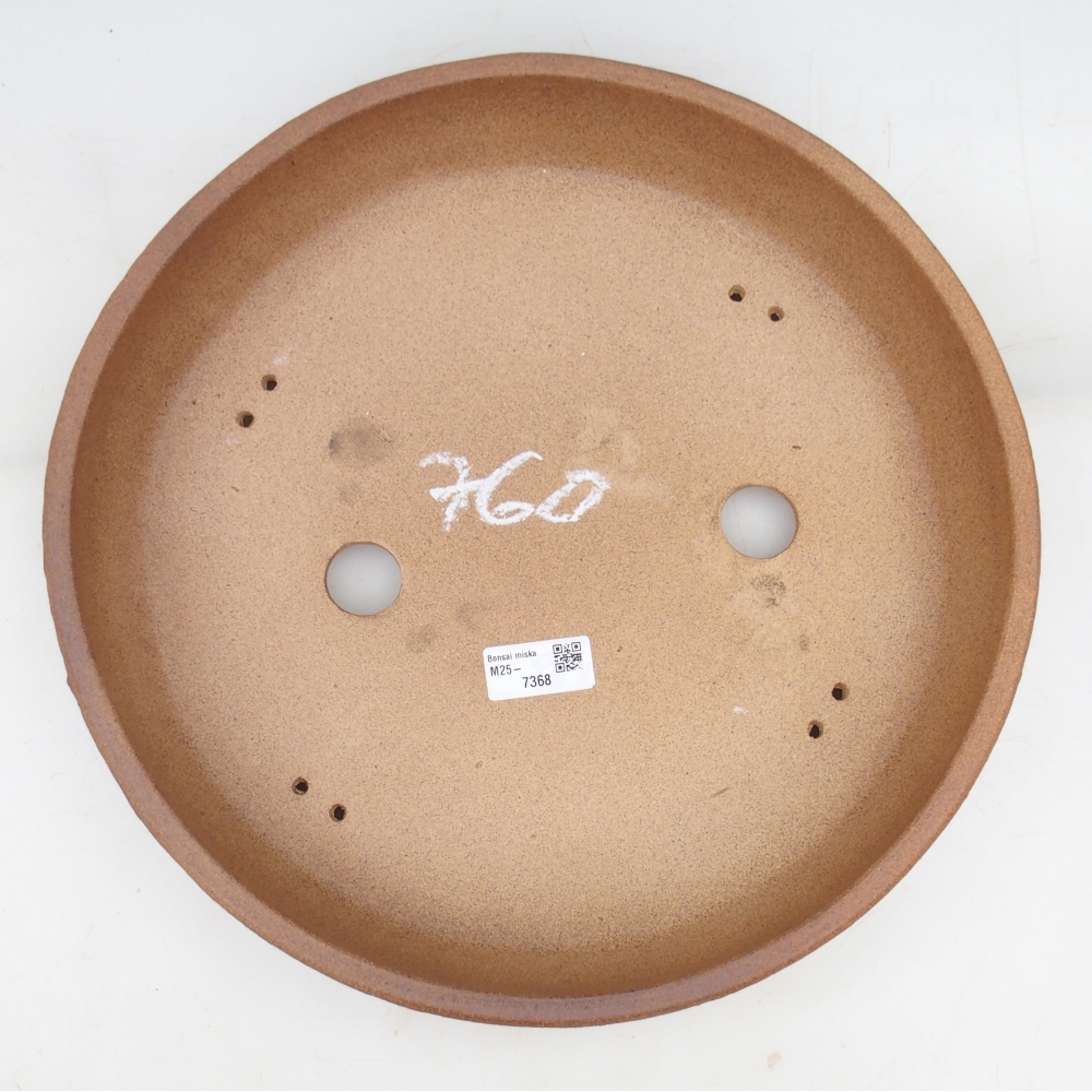 Miska na bonsaj 34 x 34 x 7 cm , farba hnedá
