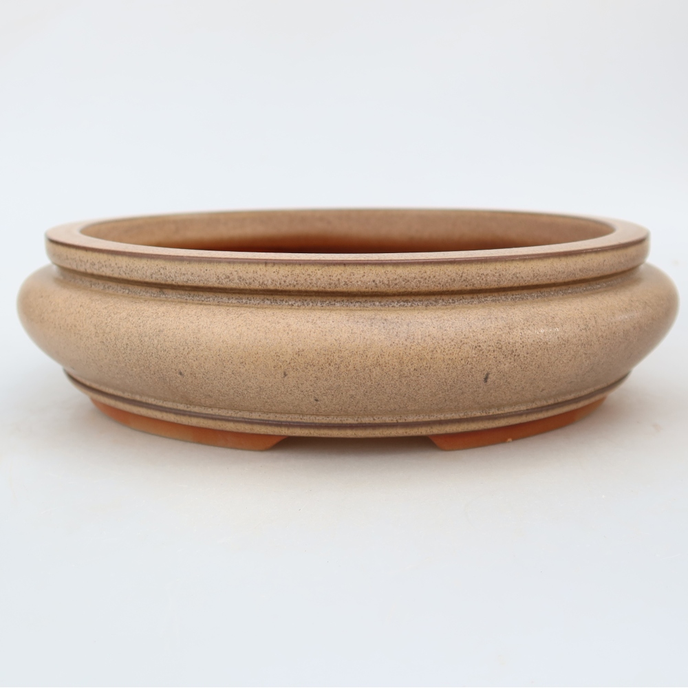 Keramická miska  23 x 23 x 7 cm, farba béžová