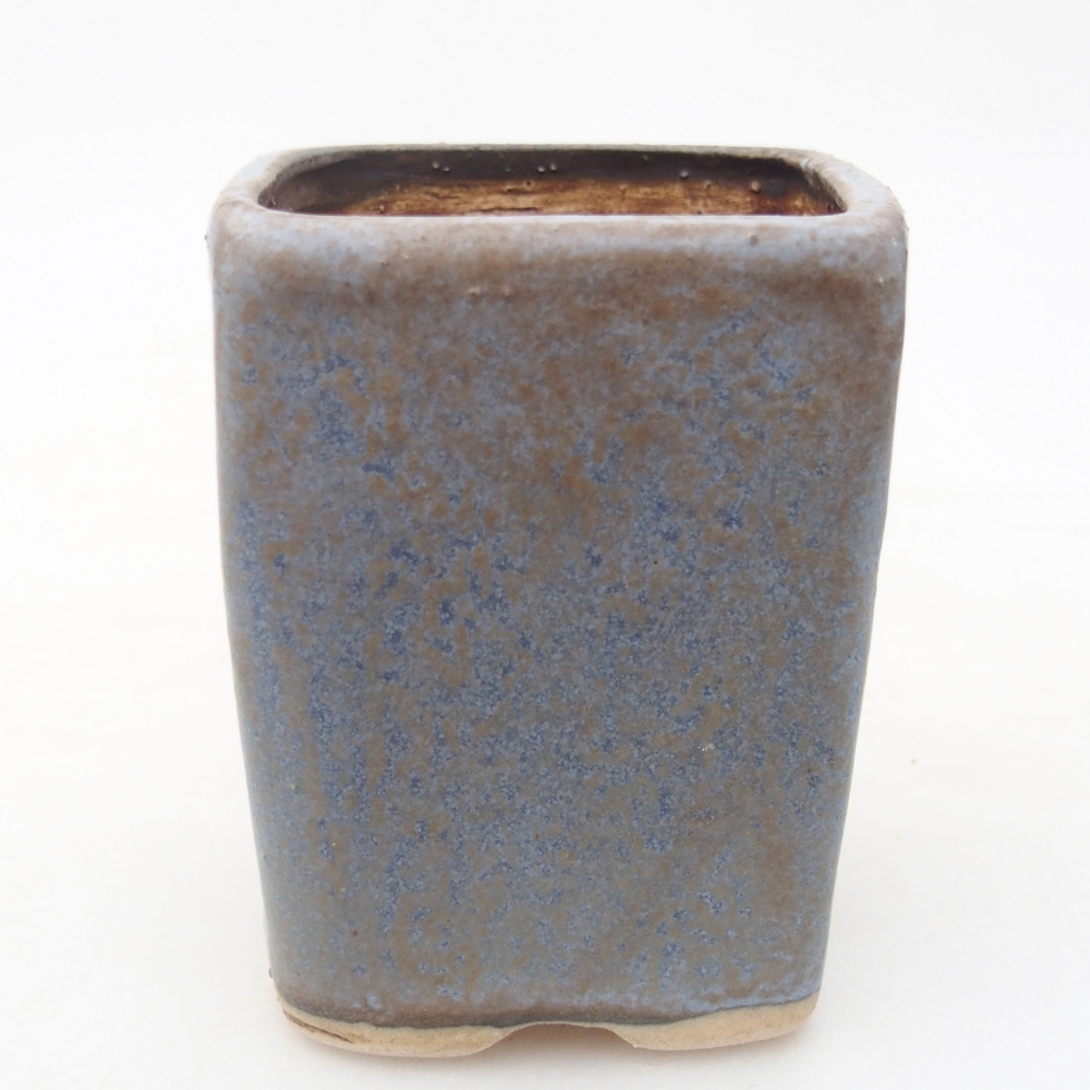 Keramická miska na bonsaje 5 x 5 x 6,5 cm, farba modrá