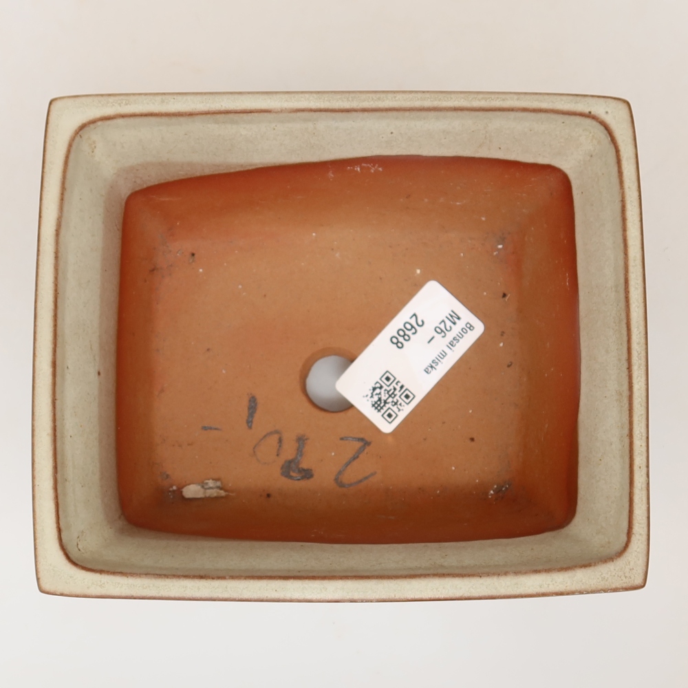 Keramická miska  14,5 x 12,5 x 7 cm, farba béžová