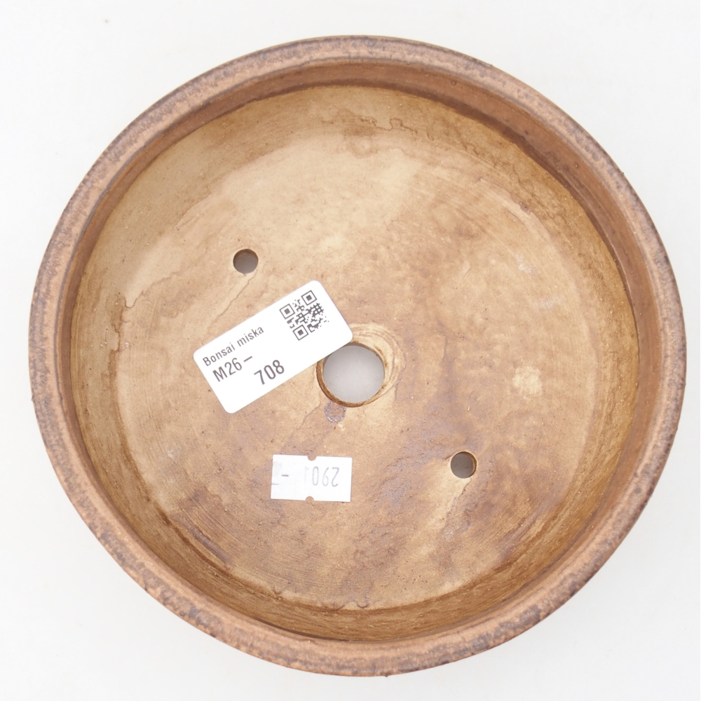 Keramická miska na bonsaje 15,5 x 15,5 x 5 cm, ružová