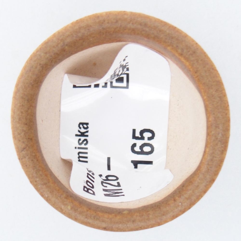 Mini bonsajová miska 4 x 4 x 2 cm, hnedá