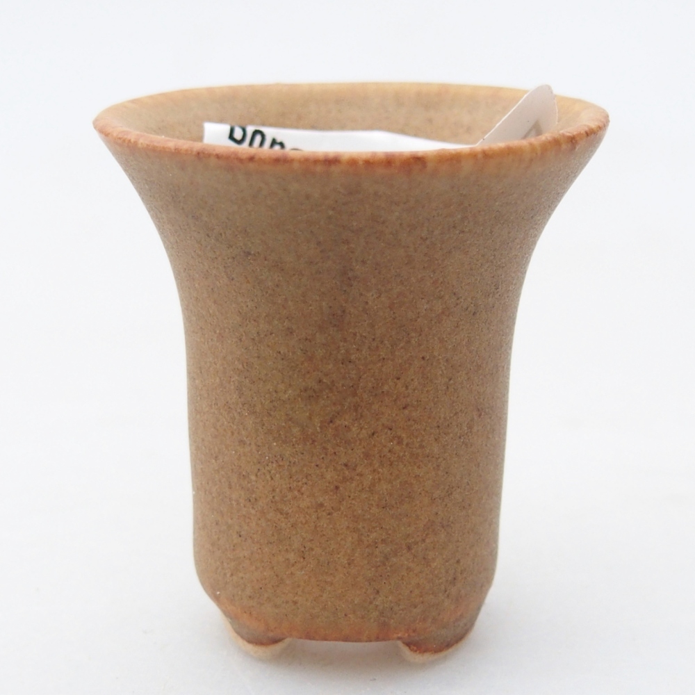 Mini bonsajová miska 3 x 3 x 3,5 cm, hnedá