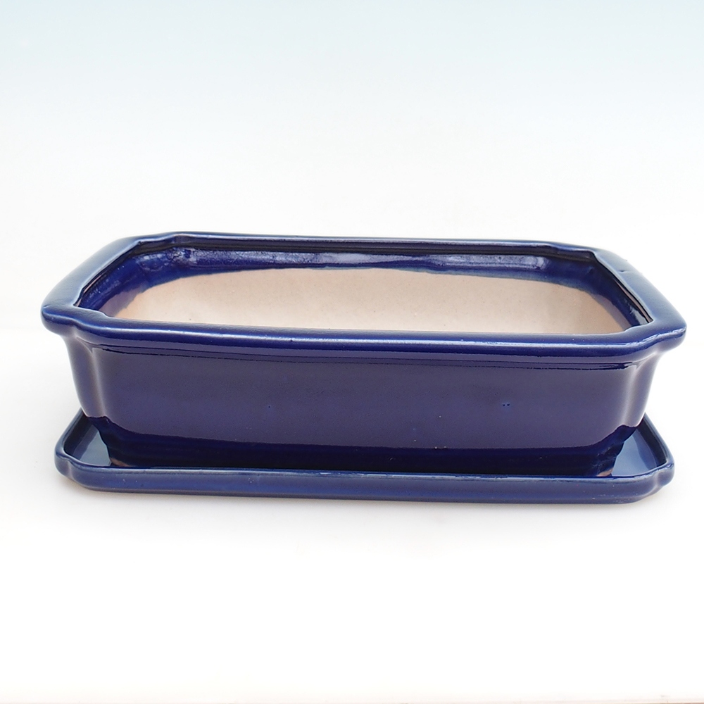 Miska na bonsaj + tanier H20 - 26,5 x 21,5 x 6,5 cm.
