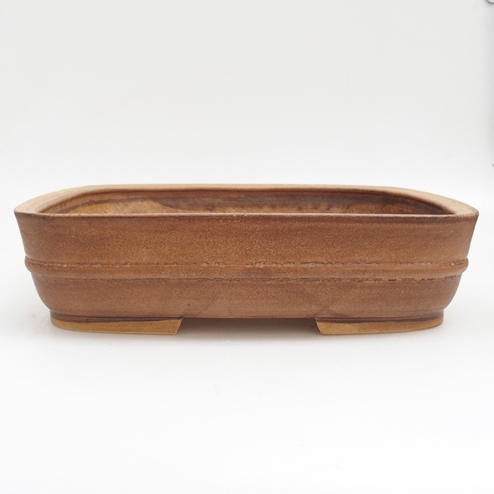 Keramická bonsai miska 29,5 x 25 x 7 cm, farba ružová