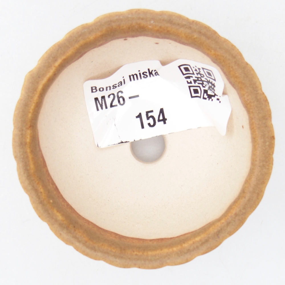 Mini bonsajová miska 5,5 x 5,5 x 3 cm, hnedá