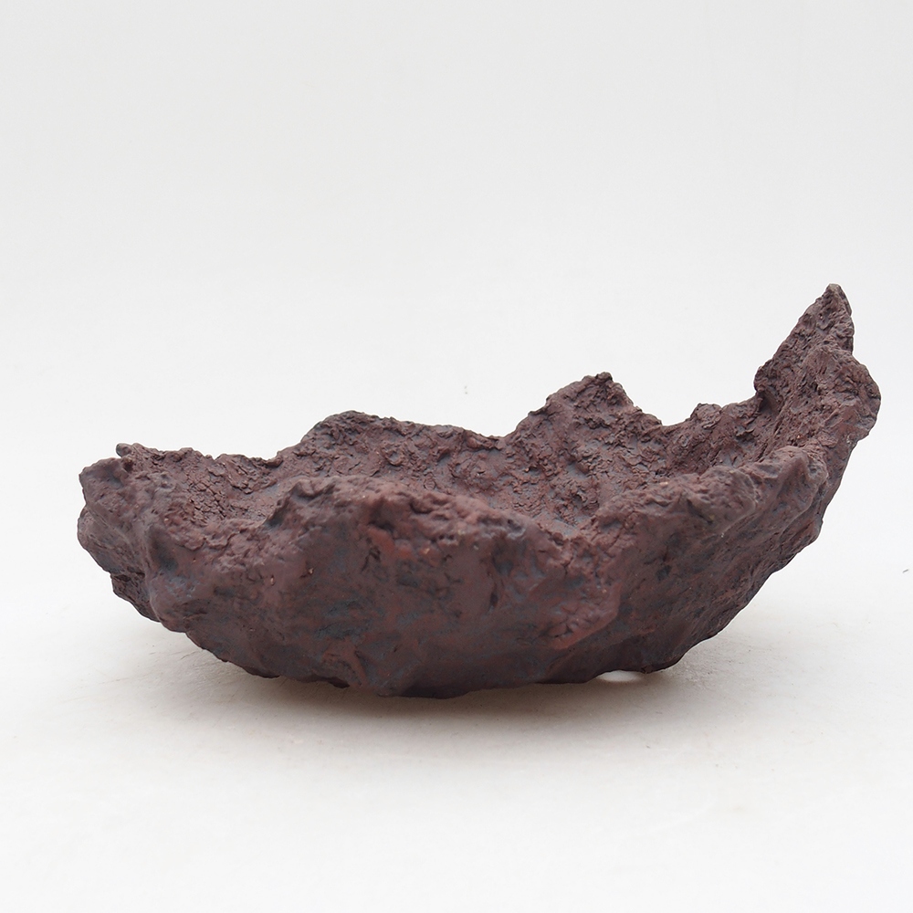 Keramická Škrupina 18 x 17 x 9 cm , farba hnedá