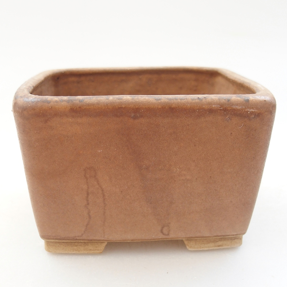 Keramická bonsai miska 8,5 x 8,5 x 5,5 cm, farba ružová