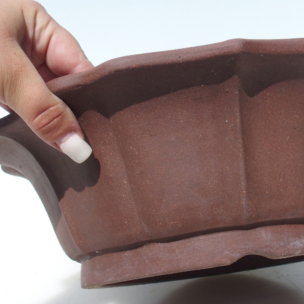 Miska na bonsaj 30,5 x 30,5 x 10 cm - hnedá