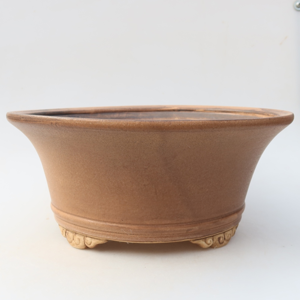 Keramická miska na bonsaje 29 x 29 x 12,5 cm, farba ružová