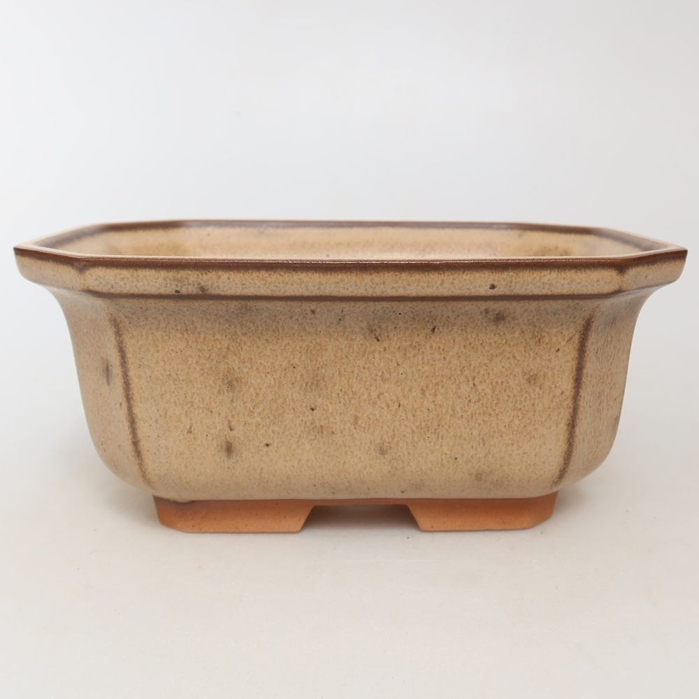 Keramická miska  15 x 12 x 7 cm, farba béžová