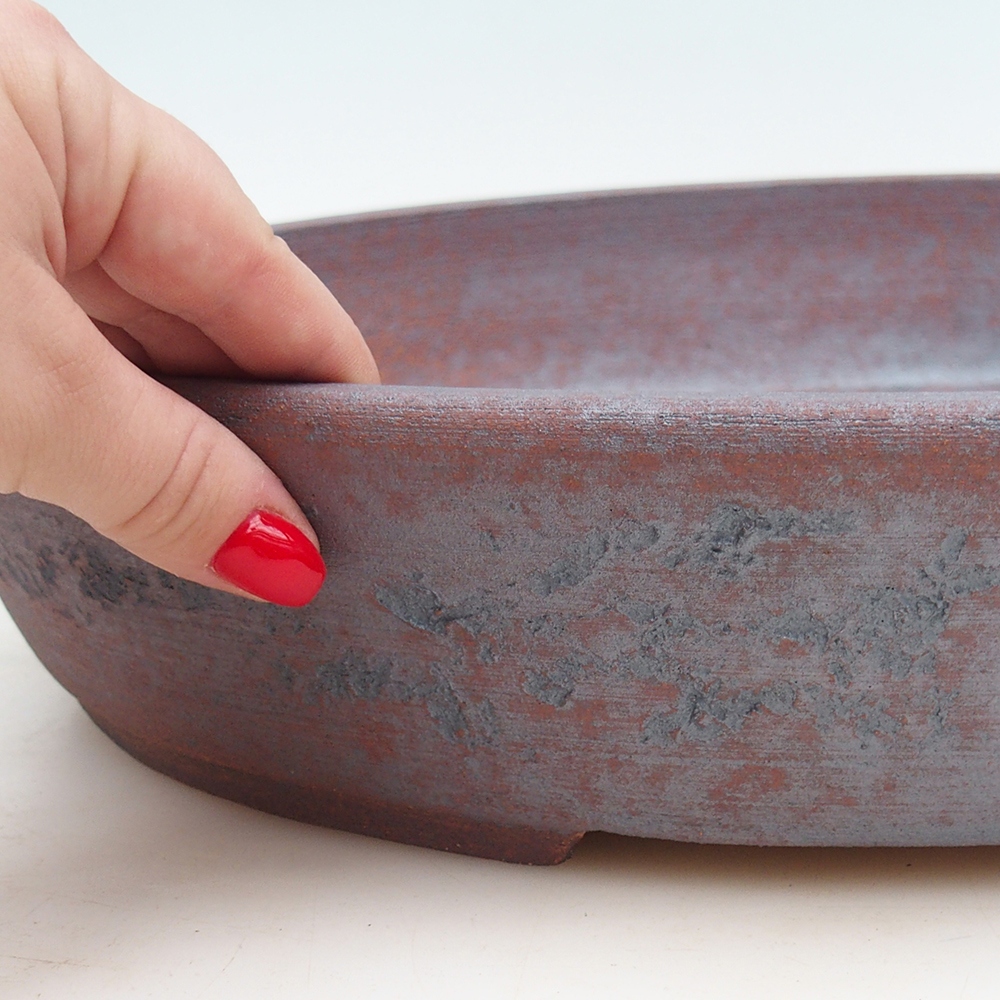 Miska na bonsaj 38,5 x 31 x 7,5 cm , farba kovu