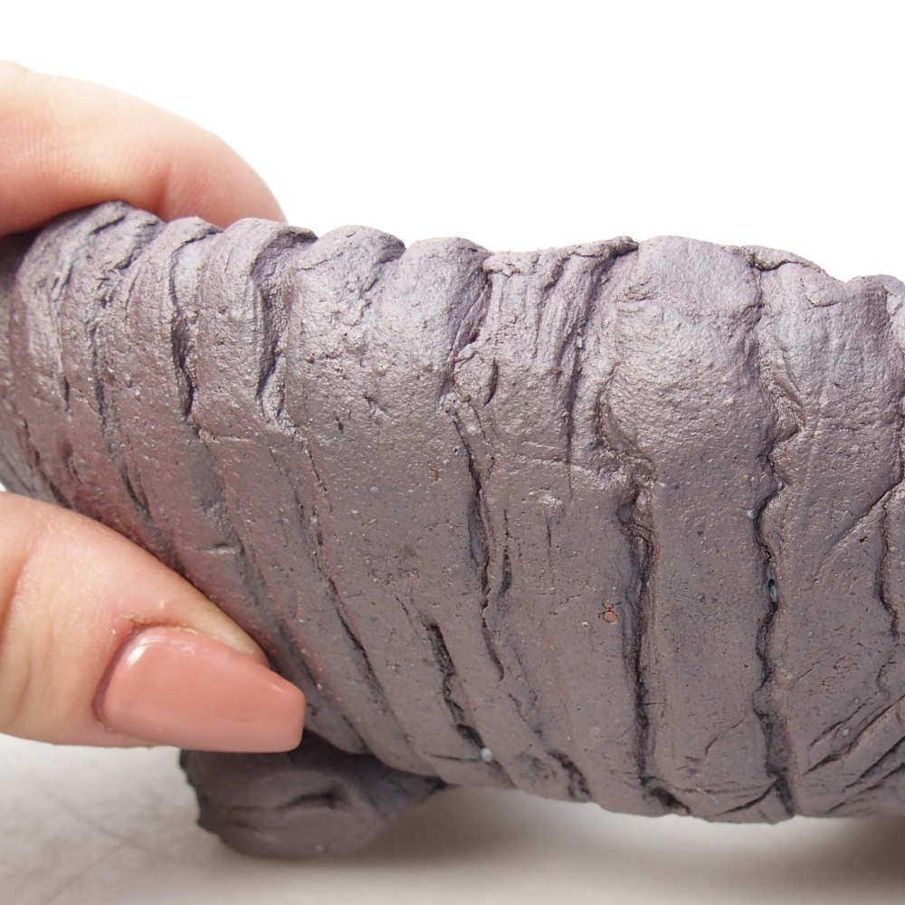 Keramická bonsajová miska 16,5 x 16,5 x 6,5 cm, farba kovu