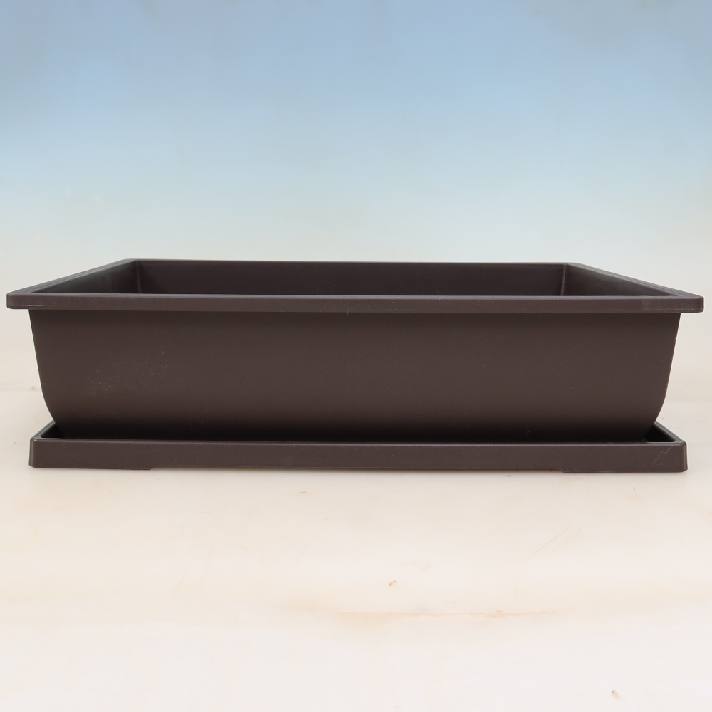 Plastová miska na bonsaje + podmiska MP-6 – 41 x 30,5 x 10 cm
