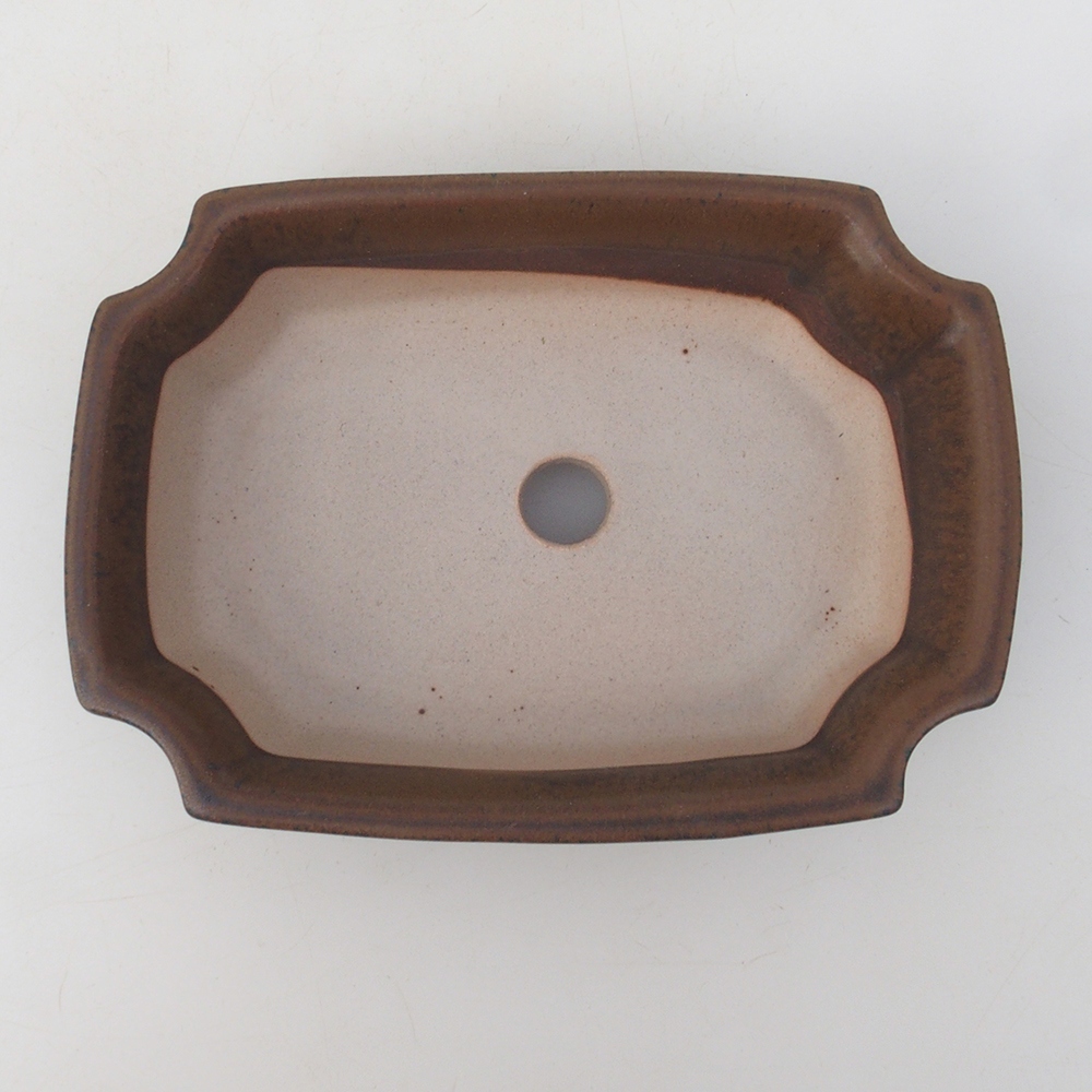 Bonsai miska H03 – 16,5 x 12 x 4,5 cm. - hnedá