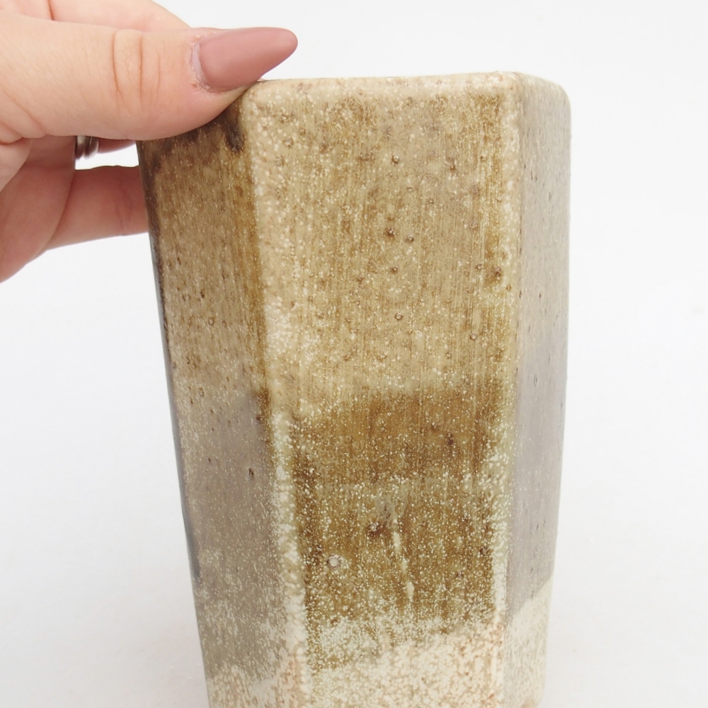 Keramická bonsajová miska 10 x 8,5 x 14,5 cm, zelená