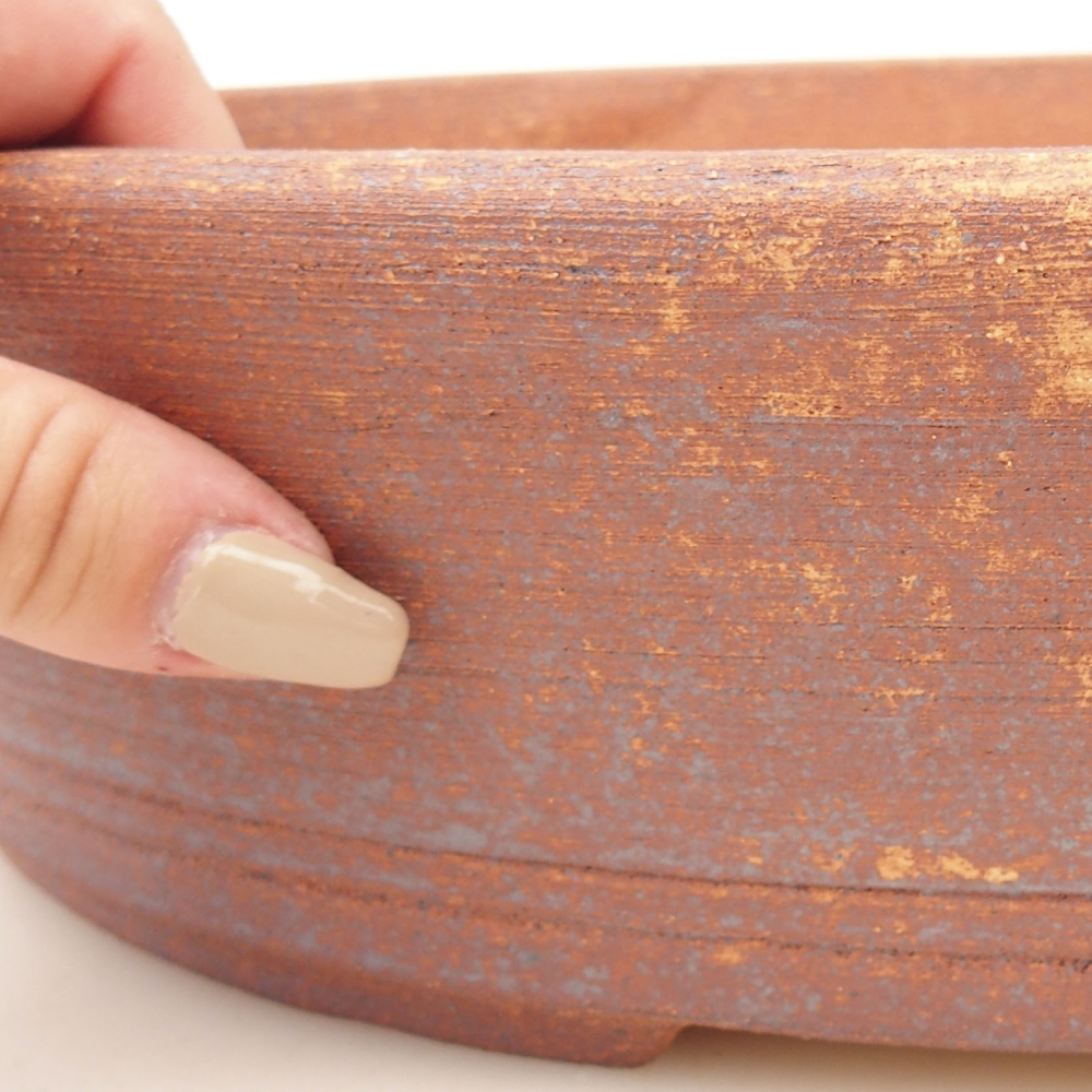 Miska na bonsaj 32,5 x 25 x 8,5 cm , farba kovu