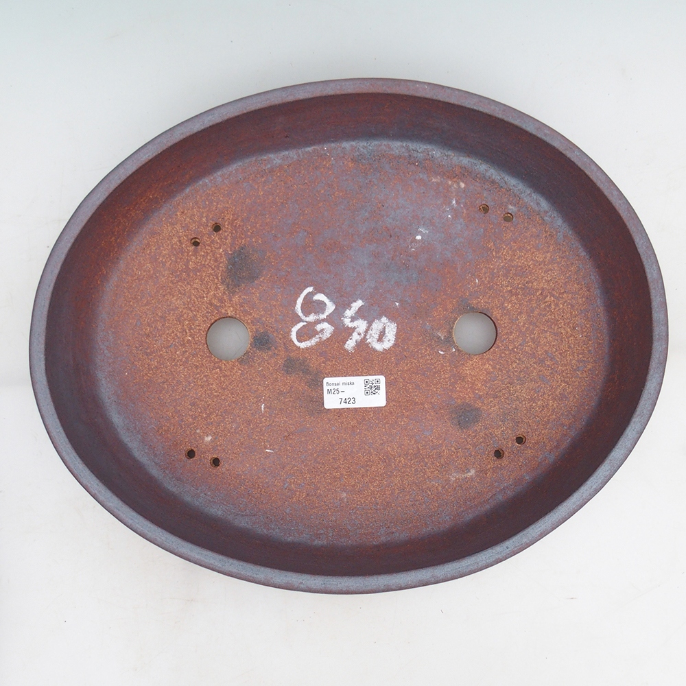 Miska na bonsaj 38,5 x 31 x 7,5 cm , farba kovu