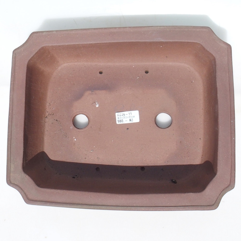 Miska na bonsaj 35,5 x 29,5 x 8,5 cm - hnedá