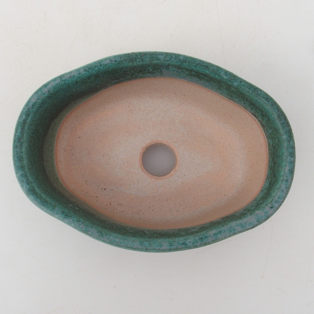 Bonsai miska H05 – 11 x 8 x 4 cm. - zelená