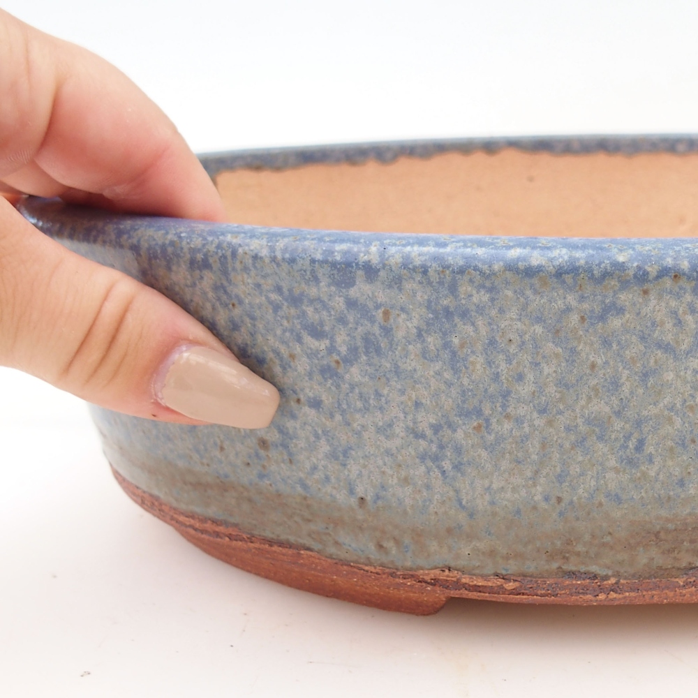 Miska na bonsaj 25,5 x 19,5 x 7 cm , farba modrá
