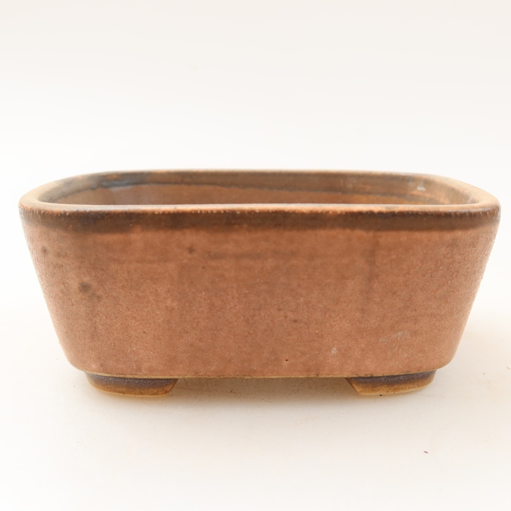 Keramická miska na bonsaje 10 x 8,5 x 4 cm, farba ružová
