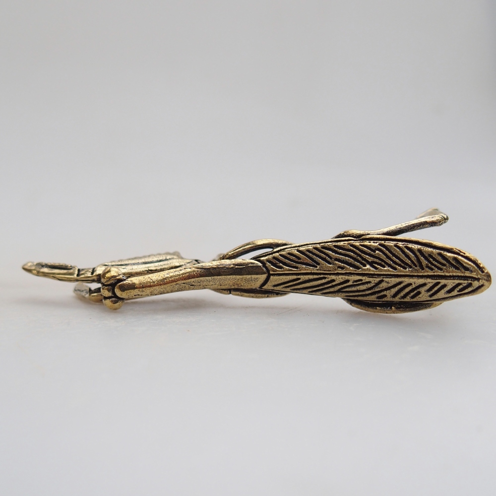 Kovová figúrka - kudlanka