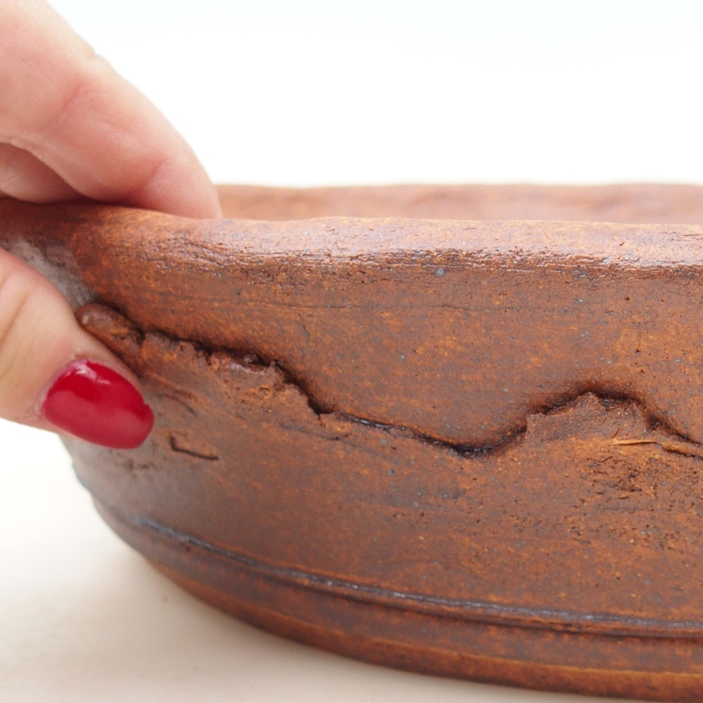 Miska na bonsaj 31 x 31 x 7 cm , farba hnedá