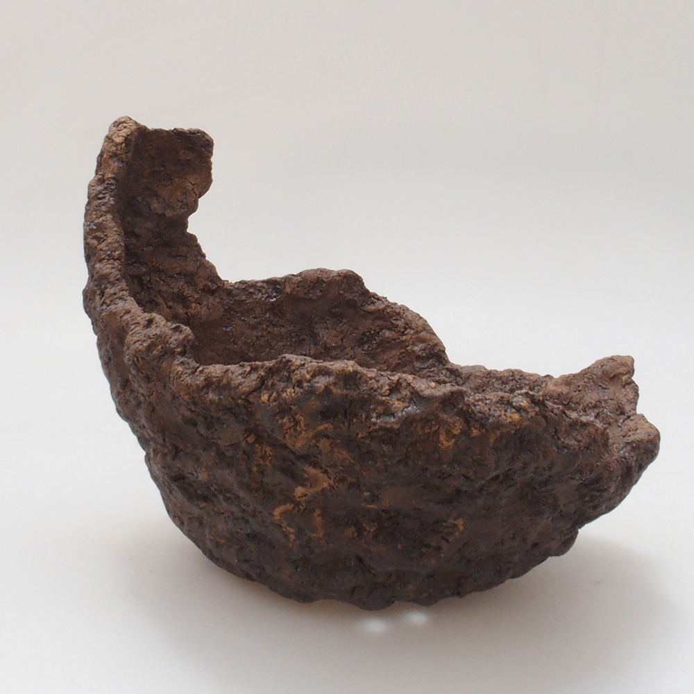 Keramická Škrupina 16 x 16 x 16 cm , farba hnedá
