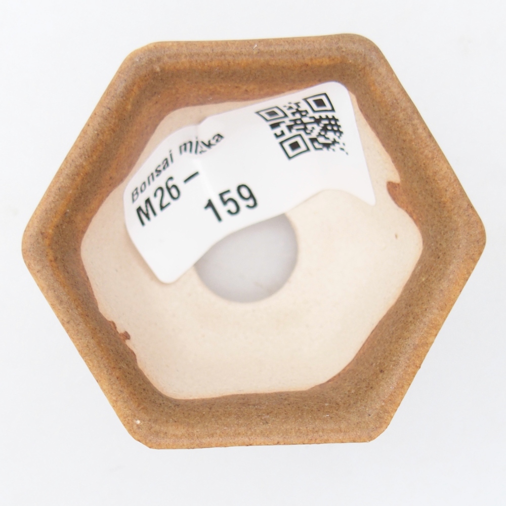 Mini bonsajová miska 5,5 x 5 x 3 cm, hnedá