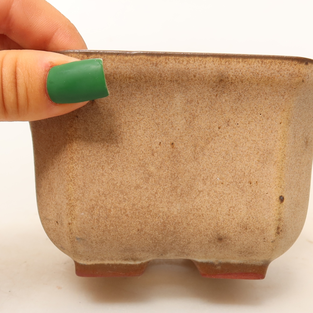 Keramická škrupina  11,5 x 11,5 x 7 cm, farba béžová