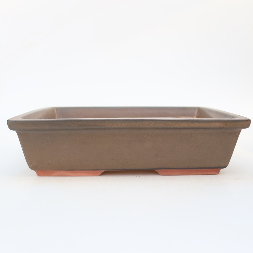 Keramická miska  25,5 x 19 x 6,5 cm, farba hnedá