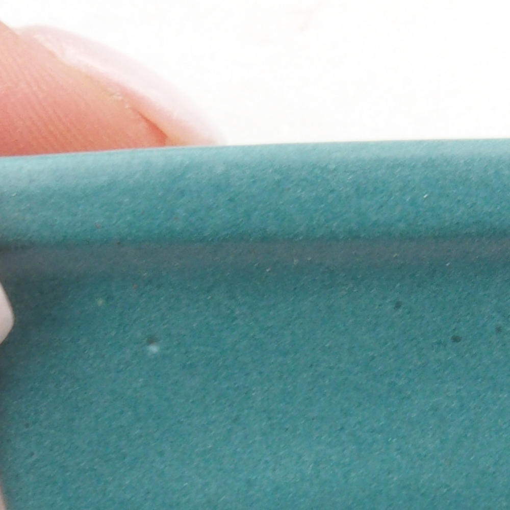 Keramická bonsai miska 6,5 x 4 x 2,5 cm, farba modrá