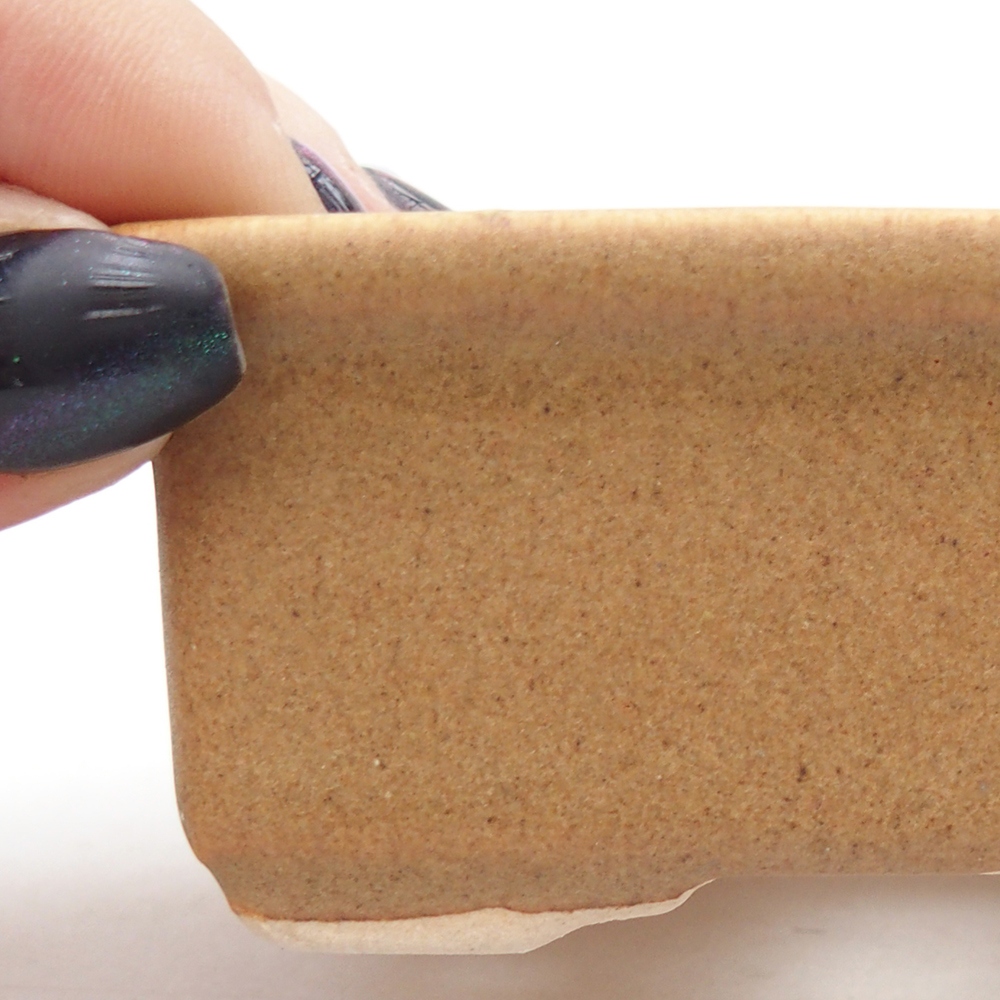 Mini bonsajová miska 8 x 6,5 x 3,5 cm, hnedá