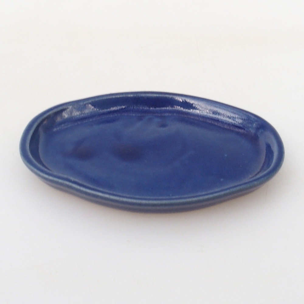Keramická podmiska H05 -11 x 8,5 x 1 cm - modrá