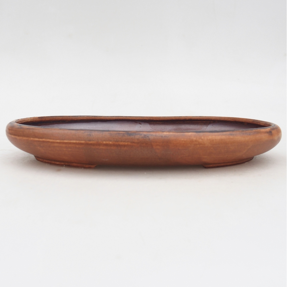 Keramická miska na bonsaje 22 x 17 x 3 cm, ružová