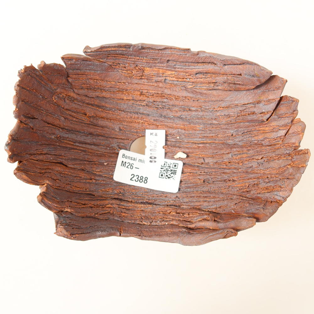 Keramická škrupina  15 x 11 x 7,5 cm, farba hnedá