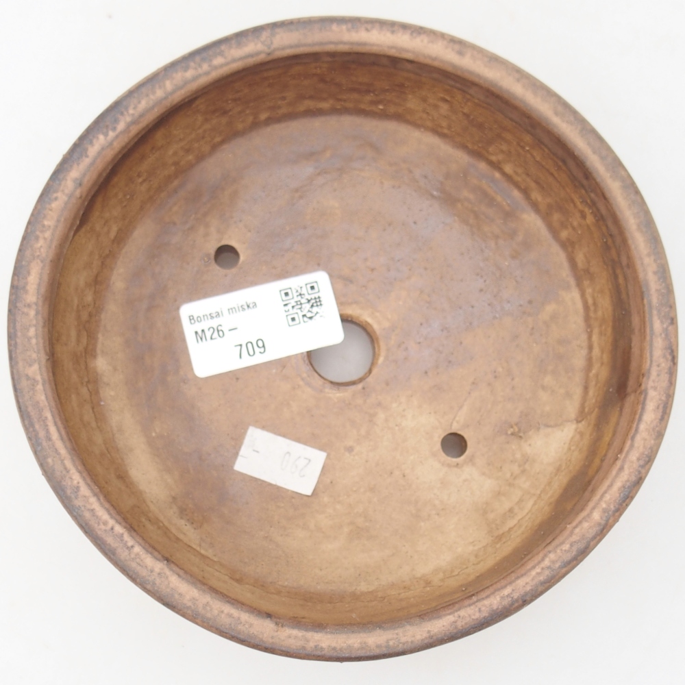 Keramická miska na bonsaje 15,5 x 15,5 x 5 cm, ružová